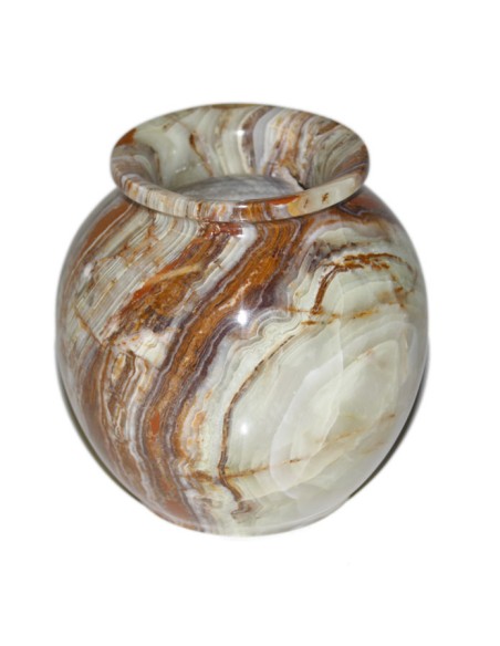 Vase aus Onyxmarmor - ca. 7,5 x 7,5 cm/ 3 x 3 inch
Pakistan