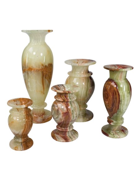 Vase aus Onyxmarmor - Mix Pakistan