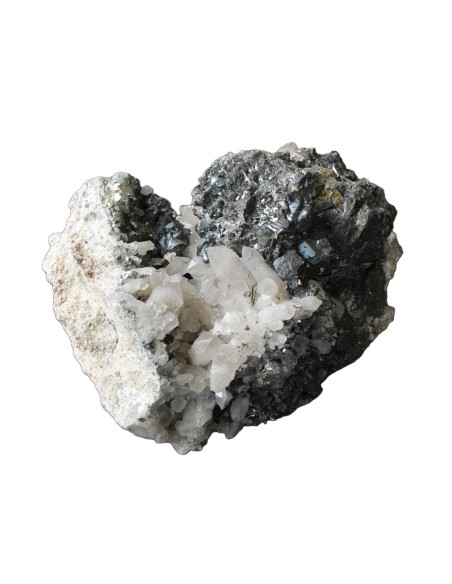 Einzelstück "Pyrit und andere Sulfide mit Bergkristall" - 13 kg