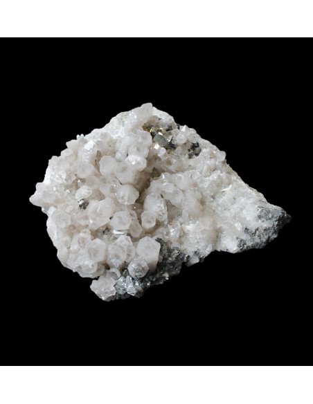 Einzelstück "Pyrit und andere Sulfide mit Bergkristall" - 5,6 kg, ca. 27x27x11 cm Indonesien